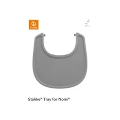 Nomi Eetblad - Grey 3 Nomi Eetblad - Grey -Beste Babyserie Winkel 214343 2 nomi tray grey top 220901 5526 rt b281