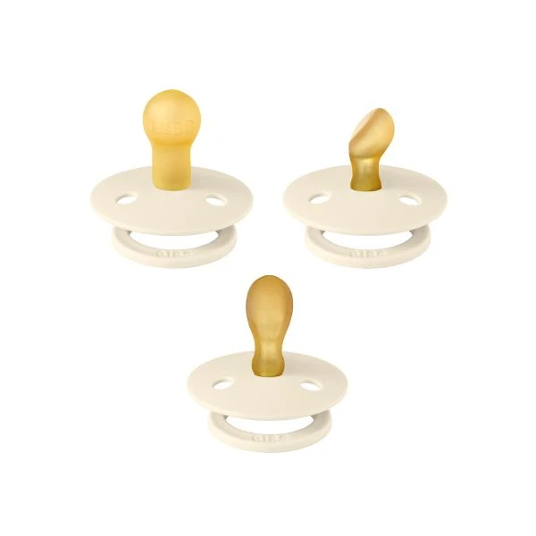 BiBs Try-It Fopspeen - 0-6 Mnd - 3 Stuks - Ivory -Beste Babyserie Winkel 216773 1 81340 5713795249251 bibs try it colour pack ivory 2 1500 e3ff