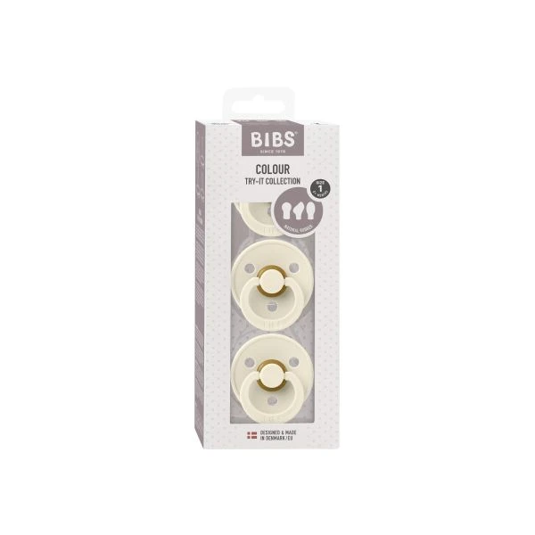 BiBs Try-It Fopspeen - 0-6 Mnd - 3 Stuks - Ivory -Beste Babyserie Winkel 216773 2 81340 5713795249251 bibs try it colour pack ivory 3 1500 7fb7