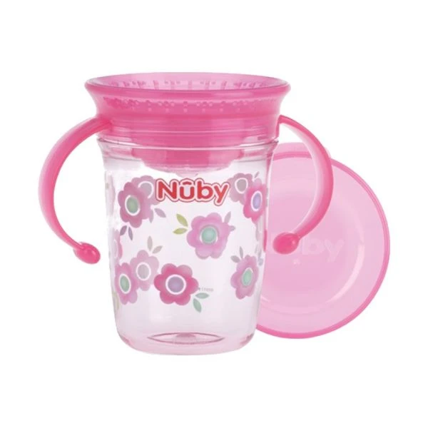 Nuby 360º Wonder Beker Met Handvat 240 ml Roze Nuby 360º Wonder Beker Met Handvat 240 Ml Roze -Beste Babyserie Winkel 5414959050040 b1ea