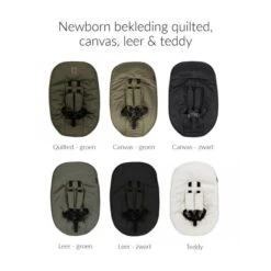 Kidsmill Up! Kinderstoel Incl. Babyset + Newbornset Olijfgroen -Beste Babyserie Winkel Kidsmill Up newborn leren bekleding 576a