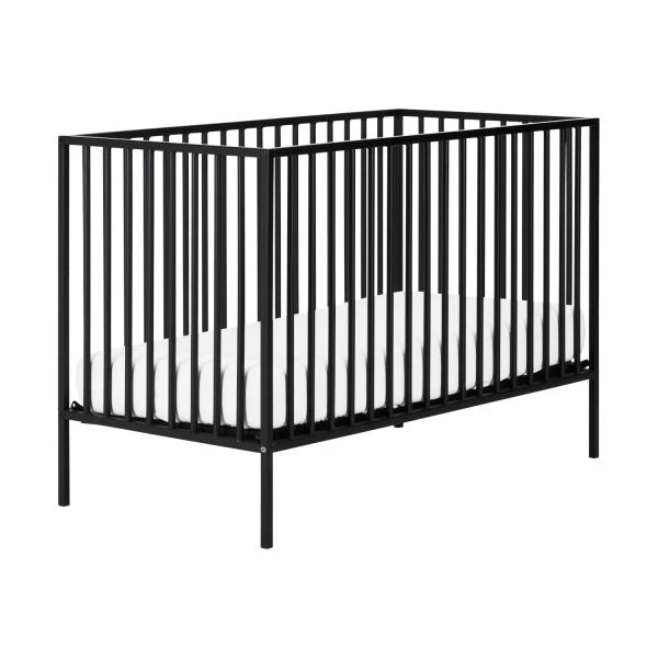 Europe Baby - Ledikant - Liam II - 60x120 - Black Europe Baby - Ledikant - Liam II - 60x120 - Black -Beste Babyserie Winkel Liam ledikant zwart 2 b1f6