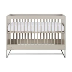 Kidsmill Modular Babykamer- Mat Oatemal | Bed 60 X 120 Cm + Commode -Beste Babyserie Winkel Modular oatmeal ledikant 60x120 1 18f5