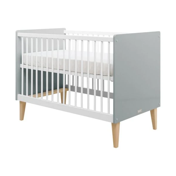 Bopita Emma Babybed Wit / Grijs 60 X 120 Cm -Beste Babyserie Winkel