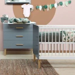 Bopita Emma Babybed Wit / Grijs 60 X 120 Cm -Beste Babyserie Winkel bopita emma commode sfeer 365f