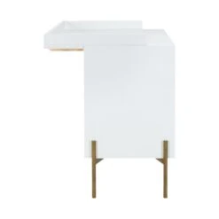 Kidsmill Boutique Commode Wit / Bras -Beste Babyserie Winkel boutique commode bladvergroter wit bras 1 f1e9