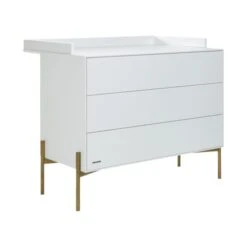 Kidsmill Boutique Commode Wit / Bras -Beste Babyserie Winkel boutique commode bladvergroter wit bras 2 f213