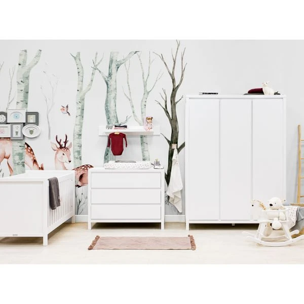 Bopita Corsica Babykamer Wit | Bed 70 X 140 Cm + Commode -Beste Babyserie Winkel corisca nursery 3 part 1 1 2 7a84