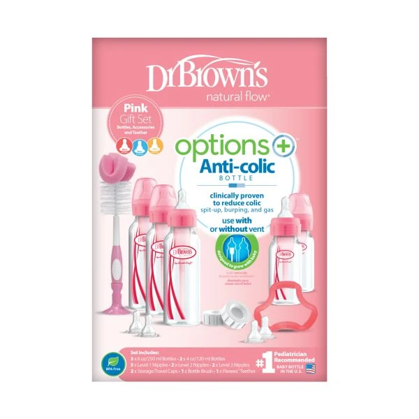 Dr. Brown's Standaardfles Giftset Roze Dr. Brown's Standaardfles Giftset Roze -Beste Babyserie Winkel dr. brown s standaardfles giftset roze 1 72c3