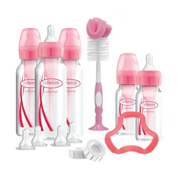 Dr. Brown's Standaardfles Giftset Roze Dr. Brown's Standaardfles Giftset Roze -Beste Babyserie Winkel dr. brown s standaardfles giftset roze 2 d842
