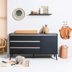 Europe Baby Sterre Commode XL Zwart / Oak 3 Europe Baby Sterre Commode XL Zwart / Oak -Beste Babyserie Winkel europe baby sterre commode xl zwart oak 2 1 b0ec