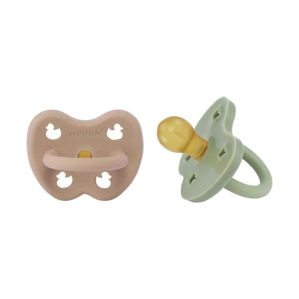 Hevea Fopspeen Rond Tan Beige / Moss Green 3-36 Mnd 2 Stuks -Beste Babyserie Winkel hevea fopspeen rond tan beige moss green 3 36 mnd 2 stuks 2 2fb1