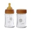 Hevea Slow Flow Kit Glazen Fles 150 Ml 2 Stuks