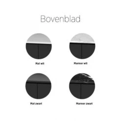 Kidsmill Modular 2 Commode 1D / 2L Mat Zwart - Zwart - Mat Zwart -Beste Babyserie Winkel kidsmill modular bovenblad 1 1 8 b7b3