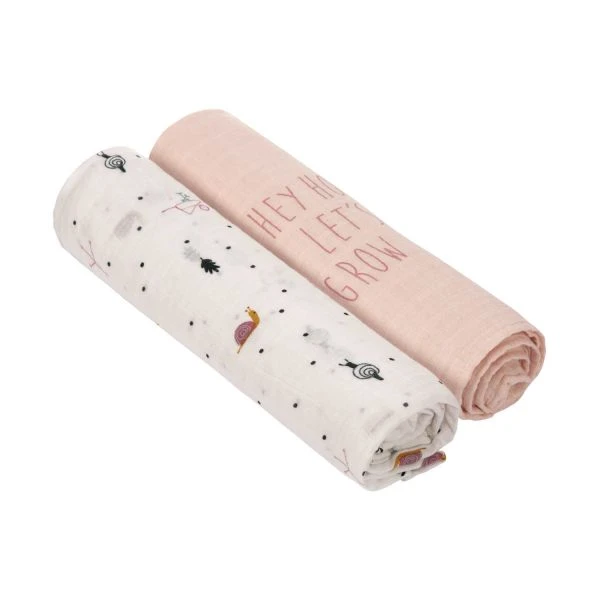 Laessig Garden Explorer Swaddle Snail 2 Stuks Laessig Garden Explorer Swaddle Snail 2 Stuks -Beste Babyserie Winkel