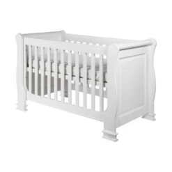 Kidsmill Louise De Philippe Babykamer Wit | Bed 60 X 120 Cm + Commode -Beste Babyserie Winkel ledikant louise de philippe 60x120 wit bw 1 a4ad