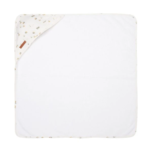 Little Dutch Sailors Bay Badcape White 100 X 100 Cm -Beste Babyserie Winkel