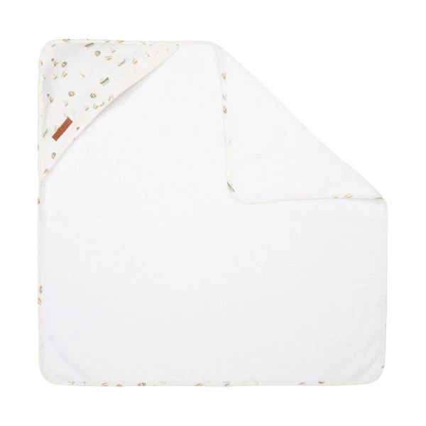 Little Dutch Sailors Bay Badcape White 100 X 100 Cm -Beste Babyserie Winkel