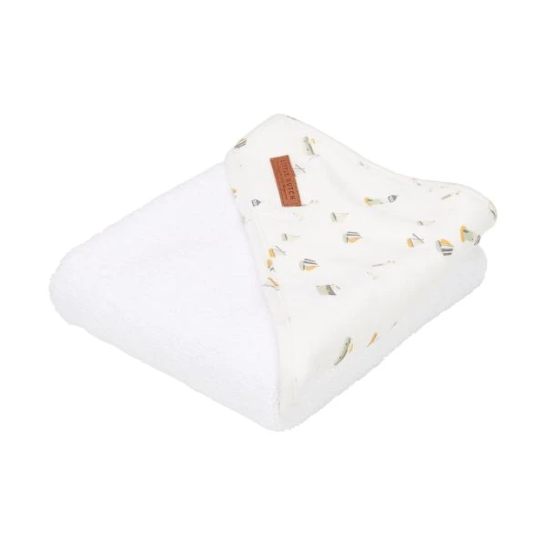 Little Dutch Sailors Bay Badcape White 100 X 100 Cm -Beste Babyserie Winkel