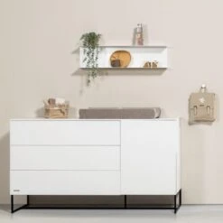 Kidsmill Modular 2 Commode XL Mat Wit -Beste Babyserie Winkel modular wit commode e915