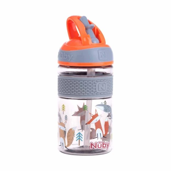 Nuby 2-in-1 drinkbeker Oranje / Grijs Nuby 2-in-1 Drinkbeker Oranje / Grijs -Beste Babyserie Winkel nuby 2 in 1 drinkbeker oranje grijs a52b