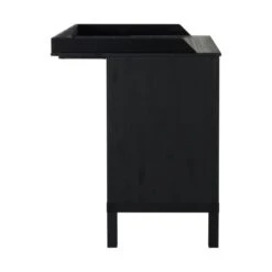 Kidsmill Pure Wood Bladvergroter Zwart Geborsteld -Beste Babyserie Winkel pure wood zwart commode bladvergroter 2 f417